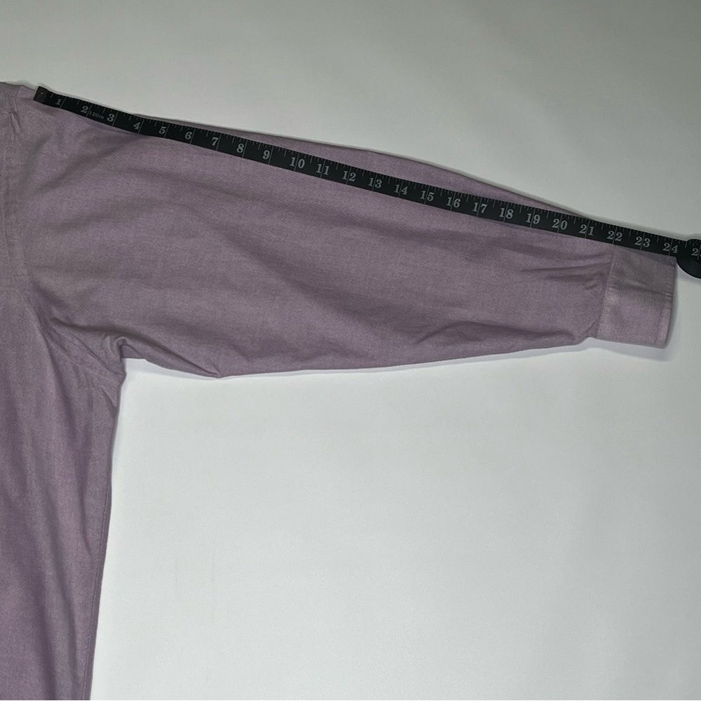 Vintage Ralph Lauren Yarmouth Lavender 
Button Down Brown Horse 17 34/35 Shirt - Picture 6 of 7